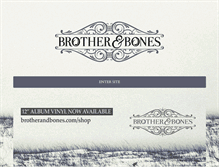 Tablet Screenshot of brotherandbones.com